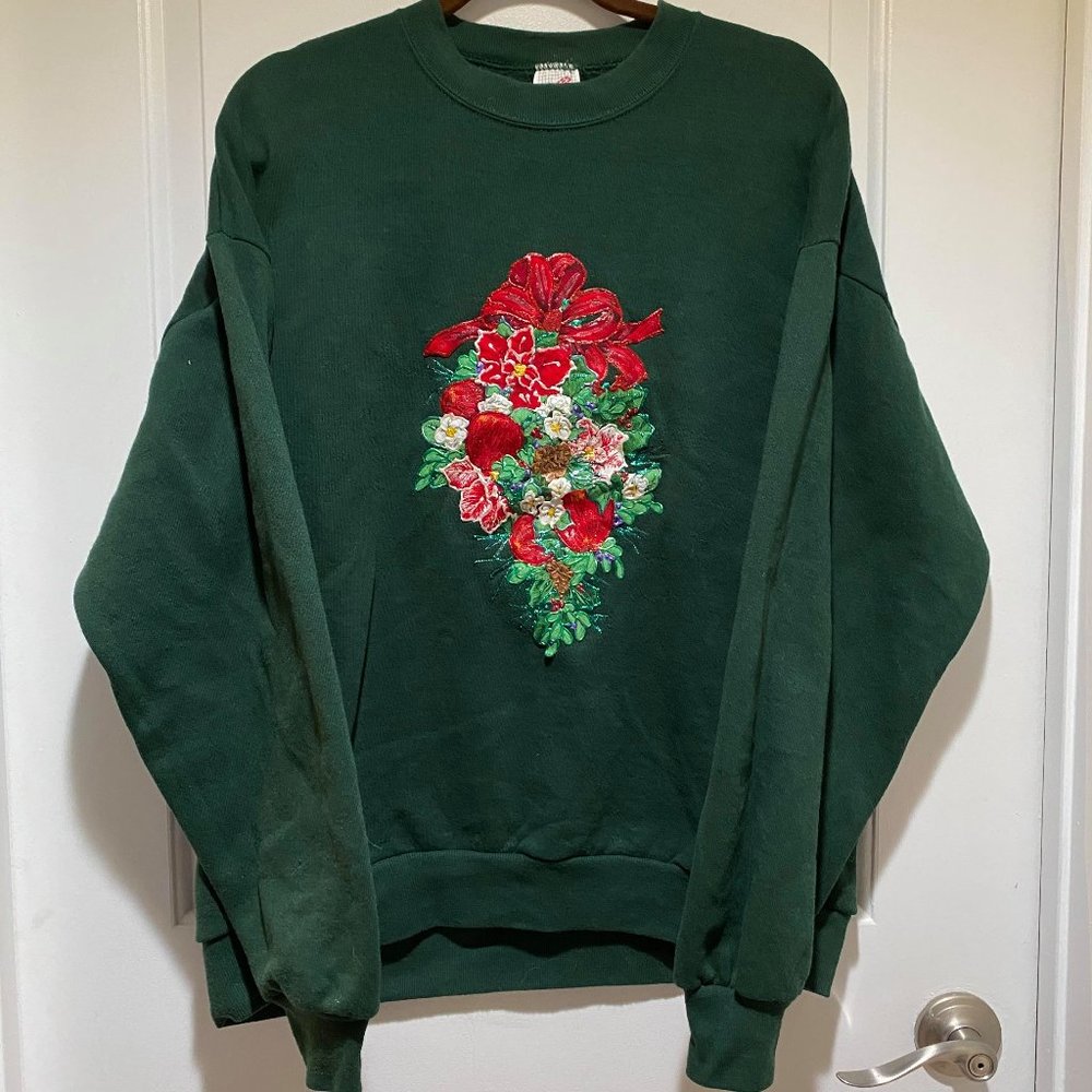 Vintage Oversized Holiday Sweater